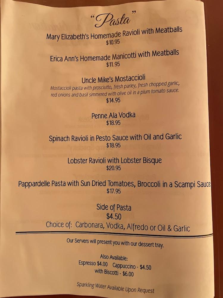 Carmella's Menu image 1